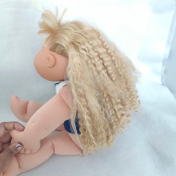 Cabbage Patch Kids Doll Blonde Hair Blue Eyes 20th Anniversary 83-03 vtg RARE - Picture 3 of 8